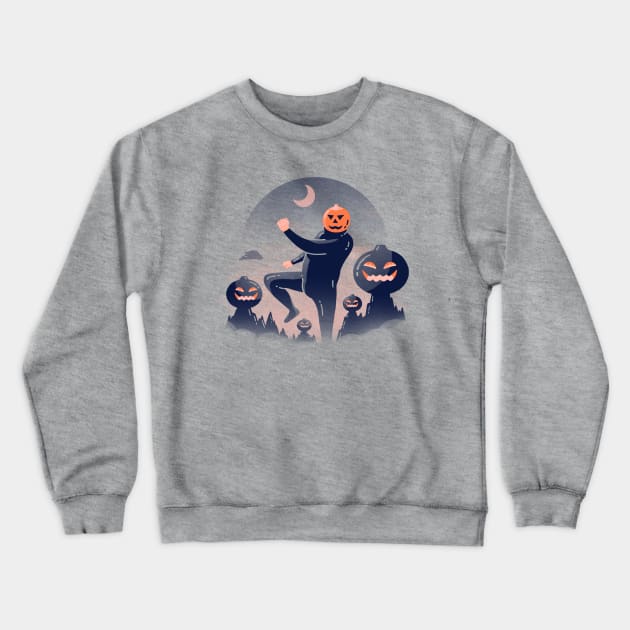 Pumpkin Hill Crewneck Sweatshirt by Minilla